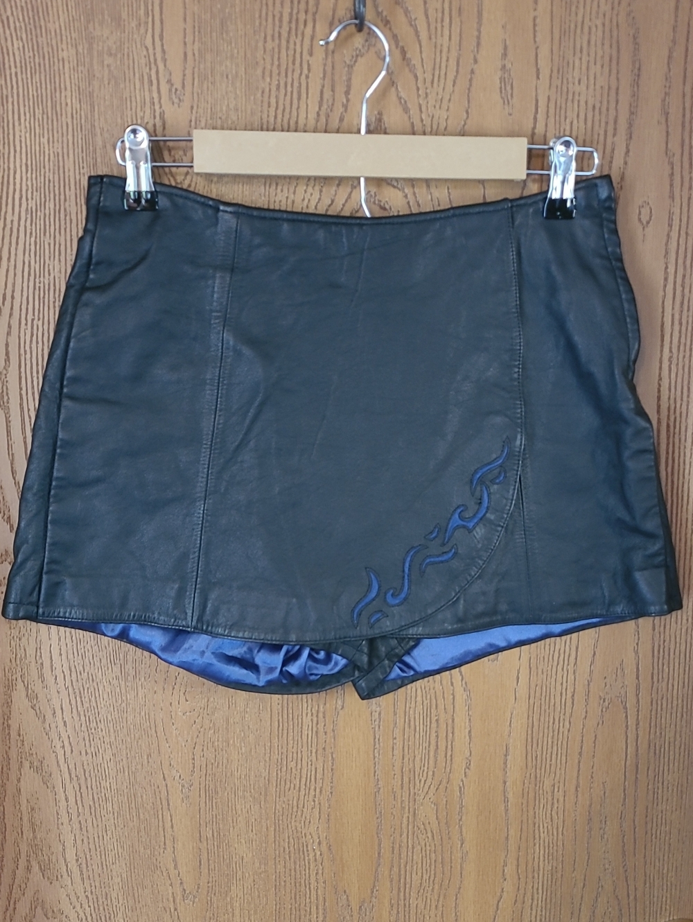 90s HD Leather Skort